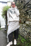 Sequin collar cardigan