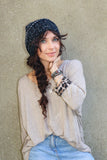 Slouchie knit beanie (Black)