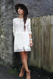 Lace trim slip skort (Champagne)