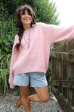 Balloon sleeve knit jumper