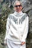 Sequin collar cardigan