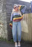 Stripe knit jumper