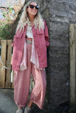 Dusty pink cord jacket