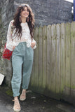 Balloon leg jeans (Khaki)