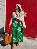 Abstract leaf skirt