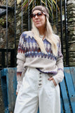 Fairisle Wool jumper (Beige)