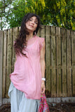 Pink lace tank