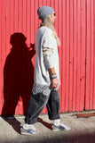 Lace trim soft knit jumper