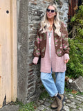 Floral quilted jacket