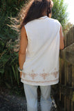 Ornate patterned tank top