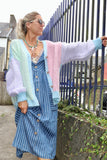 Stripe button down dress