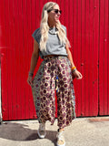 Ornate silk trousers