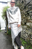 Sequin collar cardigan
