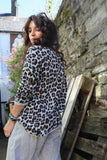 Long sleeve leopard print tee