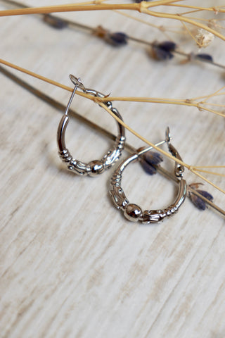 Bali hoops (Silver)