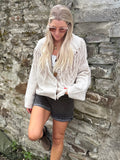 Fringe cardigan