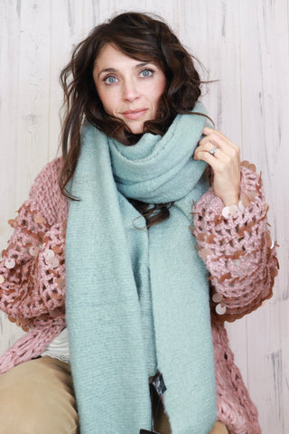 Soft knit scarf (Mint)