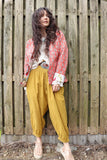 Reversible Floral quilted jacket