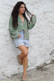 Ornate gold embroidered blouse