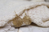Flower earrings (Gold)