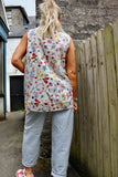 Floral patterned tank top