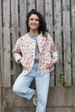 Floral quilted jacket