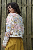 Pastel Patchwork crochet top