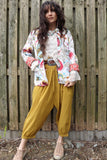Reversible Floral quilted jacket