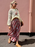 Pink diamond floral trousers