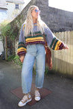 Stripe knit jumper
