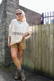 Lace insert jumper