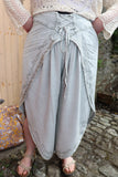 Acid Washed wrap trousers