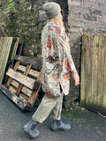 Short paisley kimono