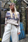 Fairisle Wool jumper (Beige)