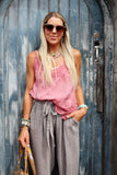 Crochet cami (Pink)