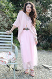 Knit jumper and tulle dress set (Rose)