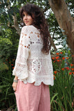 Scalloped crochet top