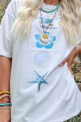 Seaside graphic tee
