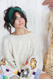 Speckle knit headband (Green)