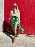 Abstract leaf skirt