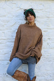 Slouchy knit jumper (cinnamon)