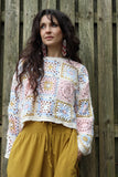 Pastel Patchwork crochet top