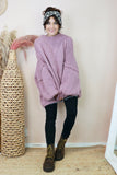 Polo neck jumper (Mauve)