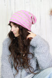 Stripe beanie (Pink)
