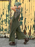 Cord overalls (Khaki)