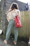 Balloon leg jeans (Khaki)