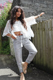 Light grey mom jeans