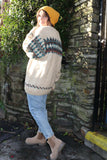 Fairisle jumper (Oat)