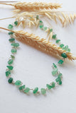 Green adventurine stone necklace