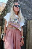 Sardine tin pink graphic tee